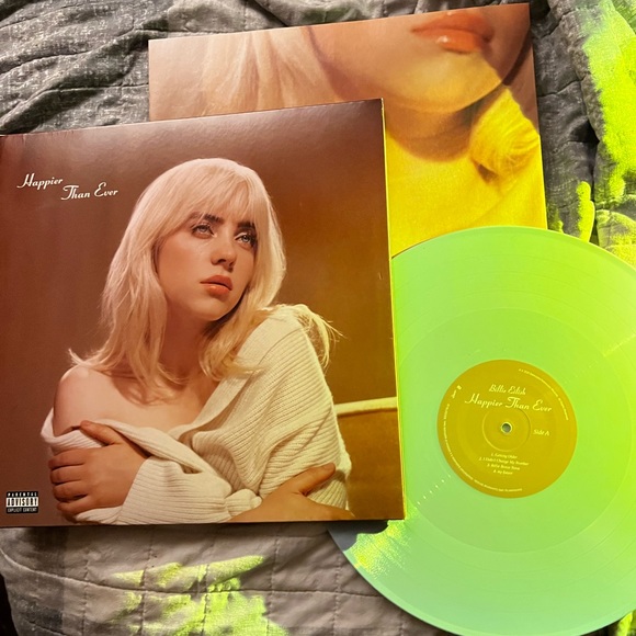 Billie Eilish Happier Than Ever Vinyl - Picture 1 of 6
